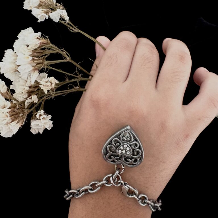 Pulsera Relicario Corazón Vintage  Locket Bracelet